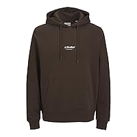 JACK & JONES Sweat Hood Jjesoho-Felpa con Cappuccio Noos Pls, Delicioso