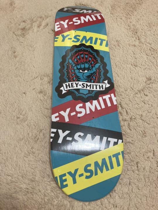 HEY-SMITH スケボーデッキ HEY-SMITH ヘイスミス スケートデッキ | discolor