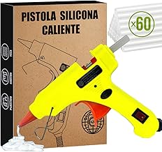 3JG® Hot Silicone Gun, Hot Glue Gun, 20W Glue Gun with 60pcs Sticks, Silicone Gun Set for School Art DIY Fast Heating.