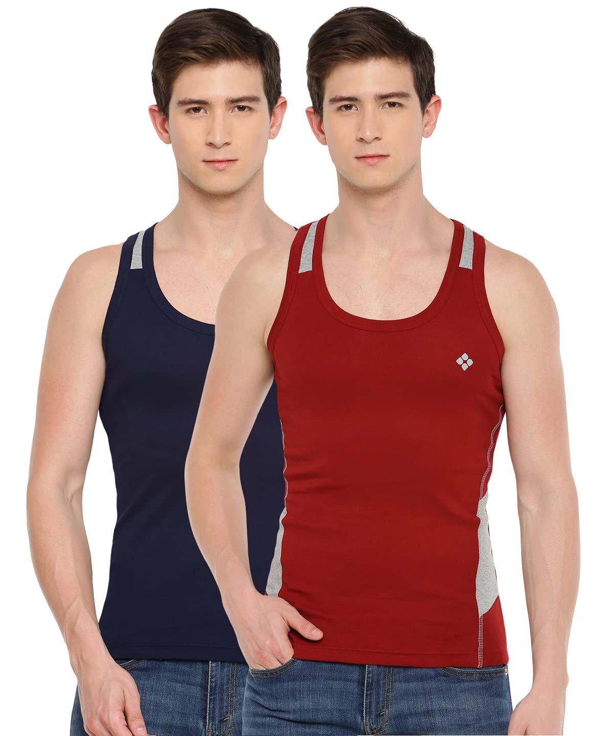 dollar bigboss Men's Solid Regular Fit Gym Vest-picture-31
