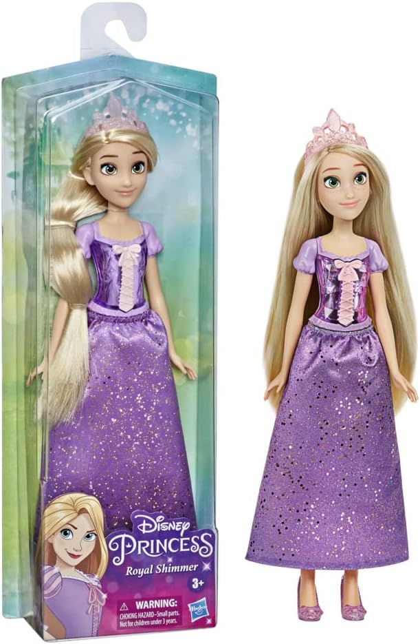 Royal Shimmer Rapunzel Doll, Fashion Doll With Skirt And Accessories, Toy For Kids Ages 3 And Up