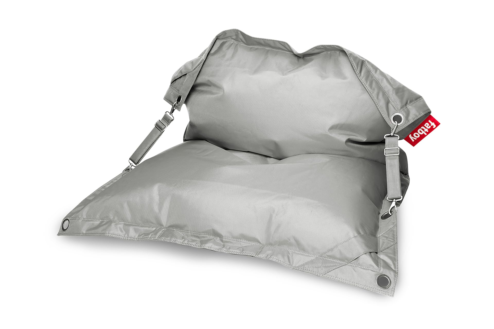 Fatboy Bean Bag Buggle-up Jeans Light Grey - Adjustable Single and Double Seating Area - Indoor and Outdoor Chair - 185 x 137 cm