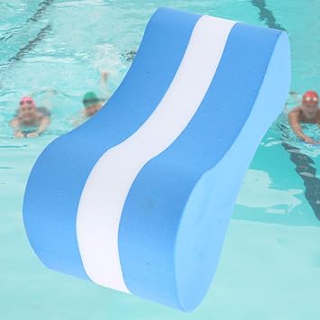 Pull Float, Pull Buoy Leg Float Waterproof for Fitness for Swimming for Beginners(Blue and white)