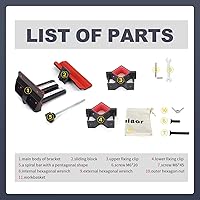 Vista 6 de Hand-Free Massage Gun Holder for Back, Percussive Muscle Massage Gun Mount for Self-Massage， Compatible with Most Massage Guns, for Hard to Reach