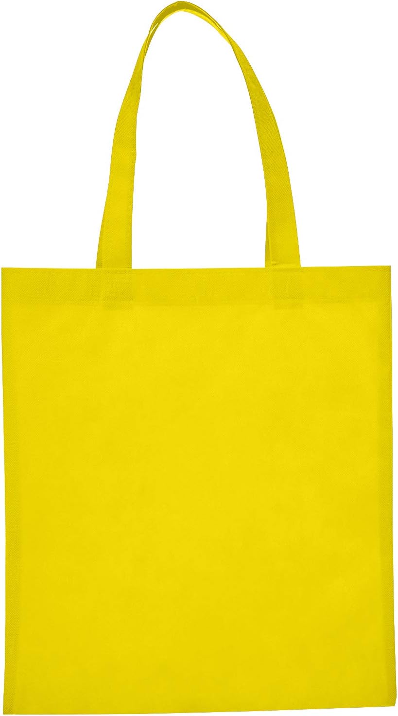 Jumbuzz Reusable Convention - Conference Tote Bags Non Woven Bright Colors for Promotions
