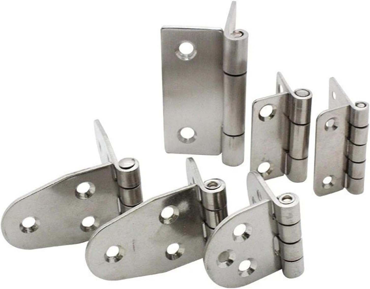 ヒンジ、厚みのある頑丈なハードウェア折りたたみキャビネットドアアクセサリードアスイング1個(CL107-304)