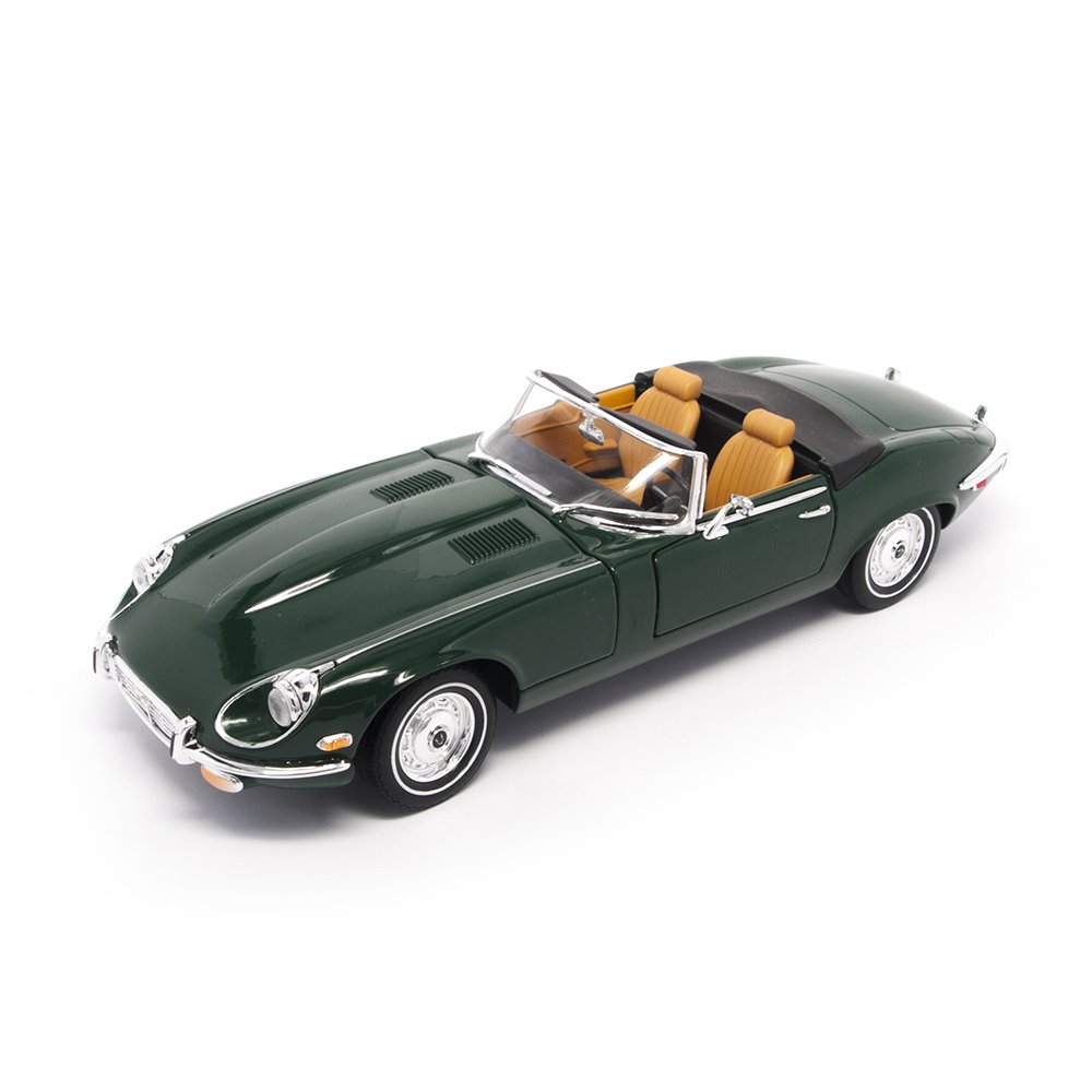 Miniature Voiture Road Signature 1/18 - Jaguar E-Type Roadster 1971 Verte