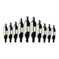 Vista 32 de A0.5 Standard Centre Drill, High-Speed Steel 60-Degree Centre Drill DRINYOUNG (Type A, A0.5 10pcs)