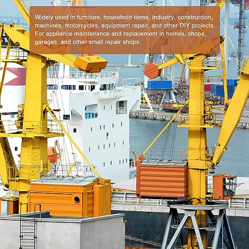 DTGN 3/8-16x1-1/4 (DxH) Sechskantschraube mit Innensechskant - 10er Pack - Gut für Möbelbefestigungen - Vollgewinde 12.9 Kohlenstoffstahl Rundkopf Sechskantschrauben - Schwarz