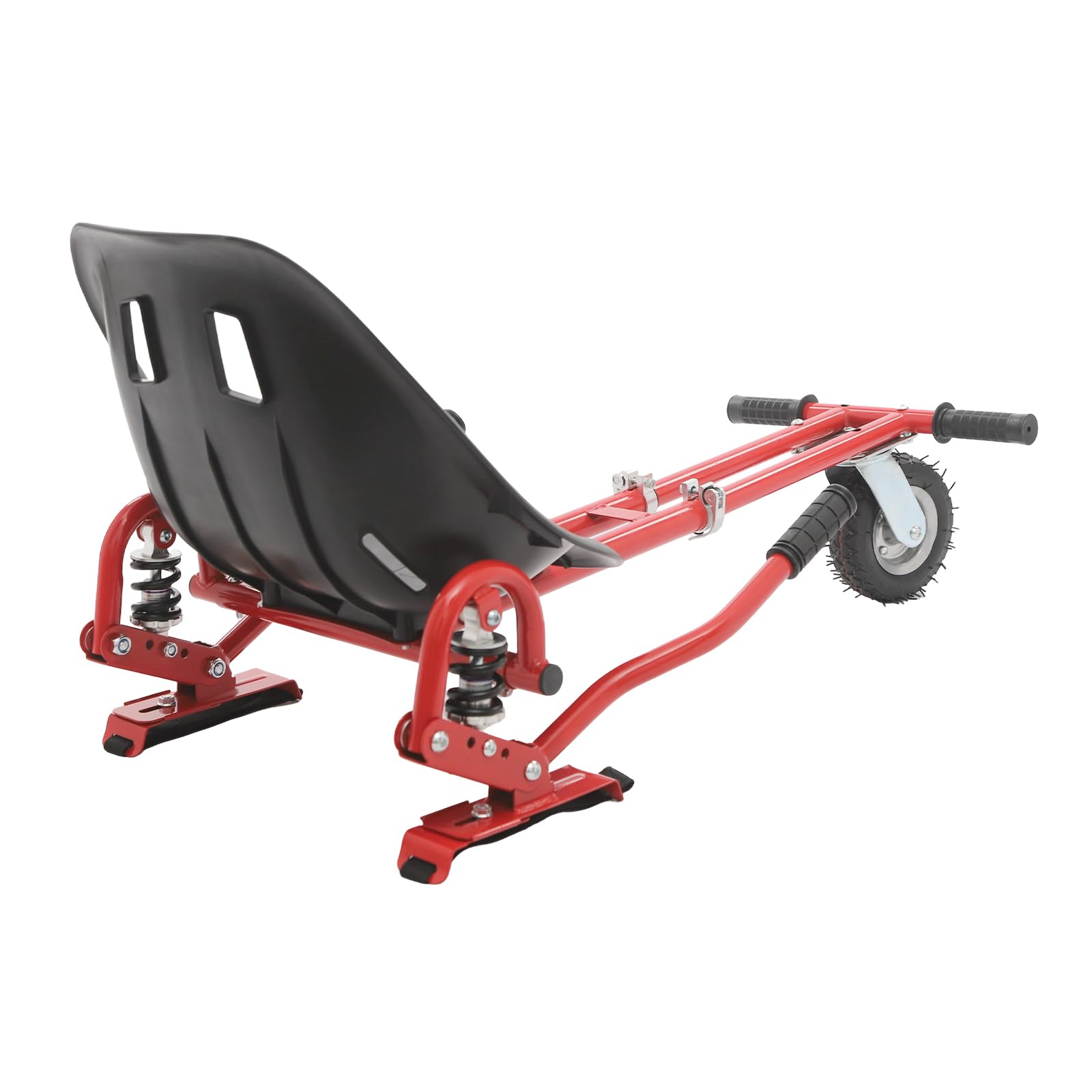 Siège d'hoverboard, accessoire de kart pour hoverboard, double barre, deux ronds, auto-équilibrage, longueur réglable, double absorption des chocs