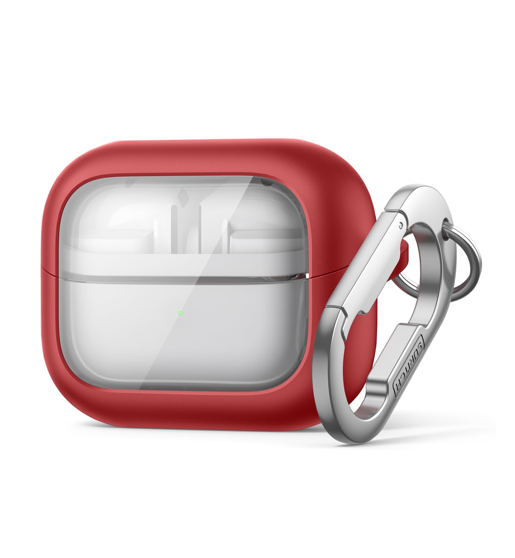 SURITCH for Samsung Galaxy Buds 3 Pro (2024) / Buds 3 (2024) / Buds3 FE (2025) Case, Magnetic Bumper Cases, Rugged Shockproof Protective Covers with