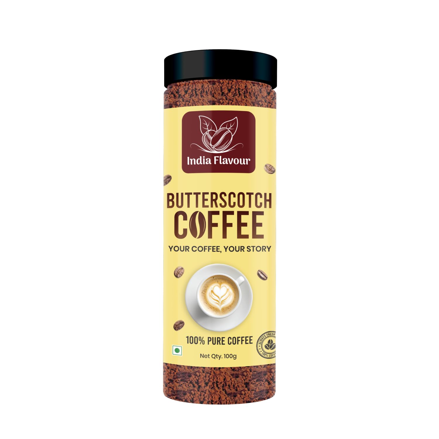 Butterscotch Coffee by India Flavour | Exotic Instant Coffee