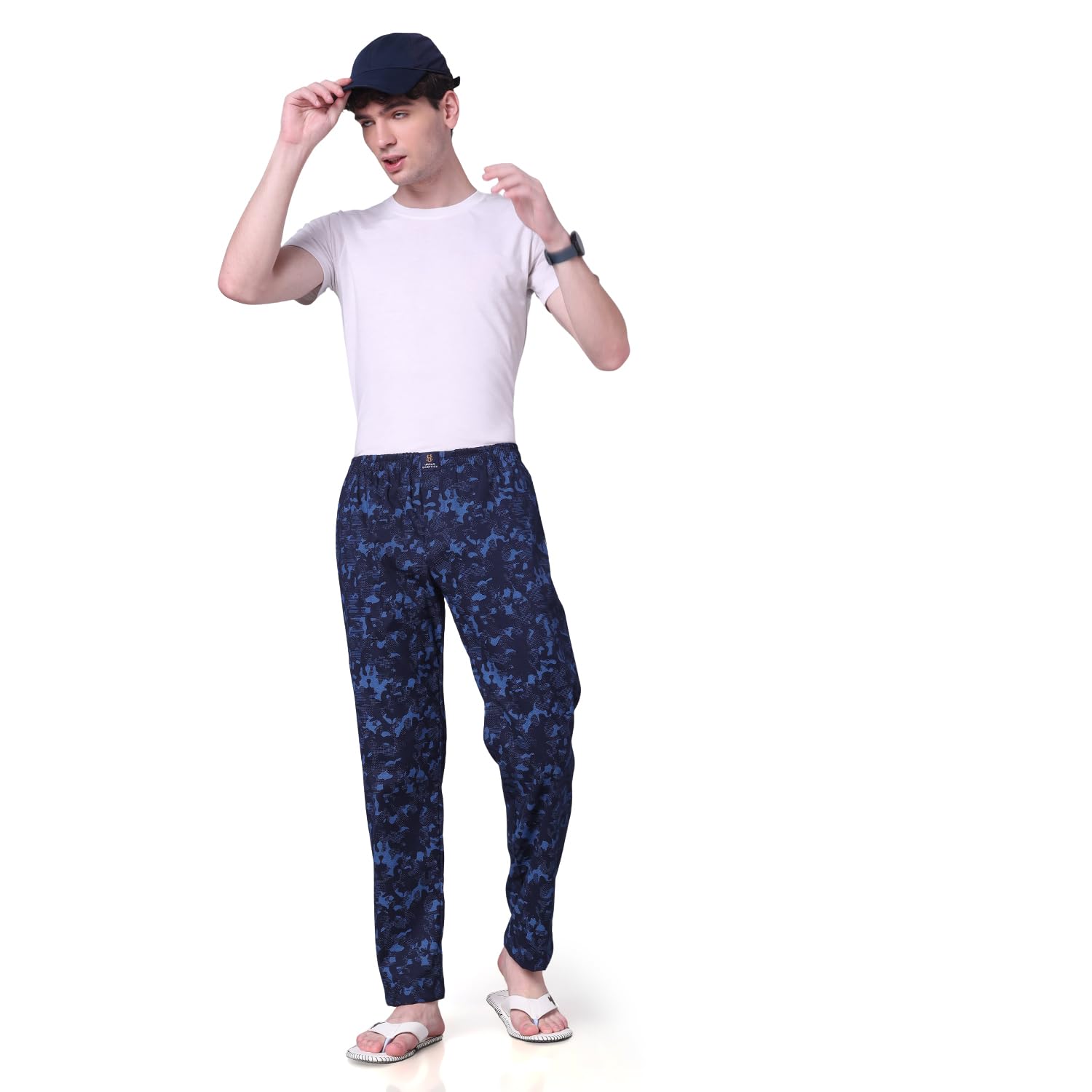 urban scottish Men's Cotton Pyjama Regular Fit with Side Pockets-picture-20