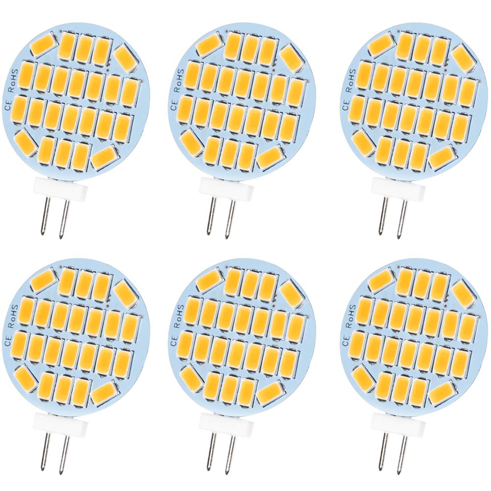 Buy Jenyolon G4 LED Light Bulb DC/AC 12V, 3W, 400 Lumens, Warm White