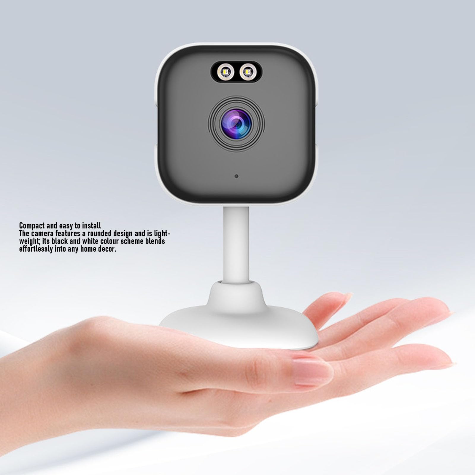 Tangxi Telecamere 2K per Sicurezza Domestica, Telecamera Interna per Cani, Gatti, Animali Domestici, Tata, Neonati, Anziani, App per Telefono, Videocamera HD da 3 MP con WiFi Dual Band