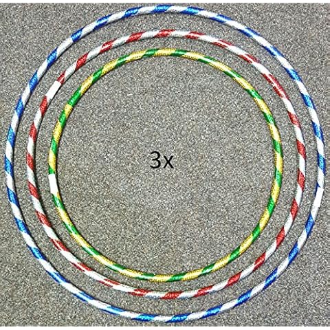 dpny 3x kids adult Weight Loss Sports hoola Hoop Series With Sharpener Exercise Fitness Gym Workout small medium and large, PLUS FREE, SKIPPING ROPE Cover