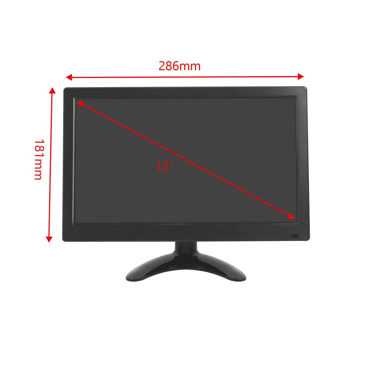 Moniteur de vidéosurveillance LCD IPS 1920 x 1080 avec écran rotatif USB/VGA/AV/BNC/HDMI pour caméra de sécurité Raspberry Pi House PC DVD DVR Caméra IP