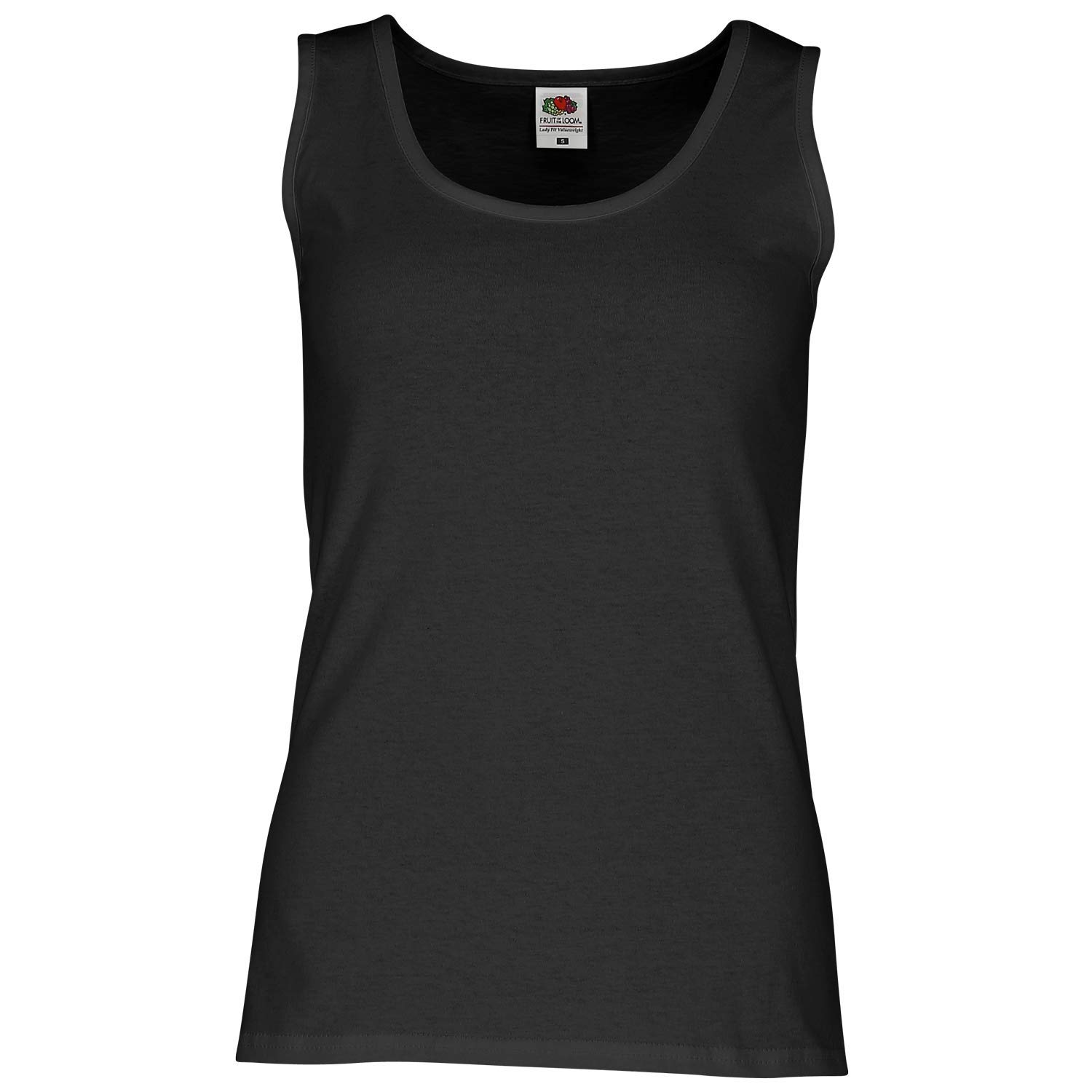 Fruit of the Loom Women's Valueweight Vest, Black, 18 (Manufacturer Size:XX-Large)