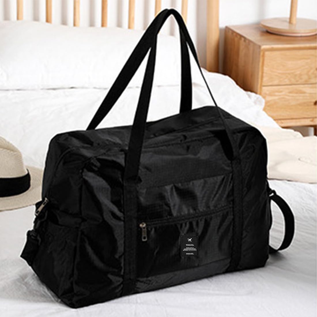 PALAMEA Bagaglio a Mano 40x30x20 Wizzair, 25L Impermeabile Borsa Cabina da Viaggio Aereo Pieghevole Borsa da Viaggio Borsone da Cabinada Viaggio Borsa per Aereo Borsa Parto Ospedale