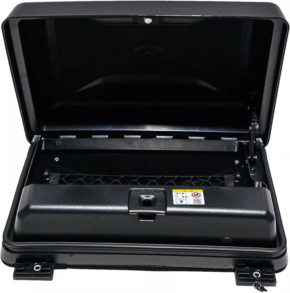 Glossy Black Exterior Mounted Gear Carrier Fits for Land Rover Defender 110 90 130 2020 2021 2022 2023 2024 Side Toolbox Storage Box with Lock