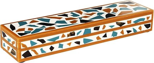 Miniatura 137 de Handicrafts Home Colección Marquet Array - Joyero decorativo hecho a mano para recuerdos, baratijas y decoración del hogar, caja para almacenamiento