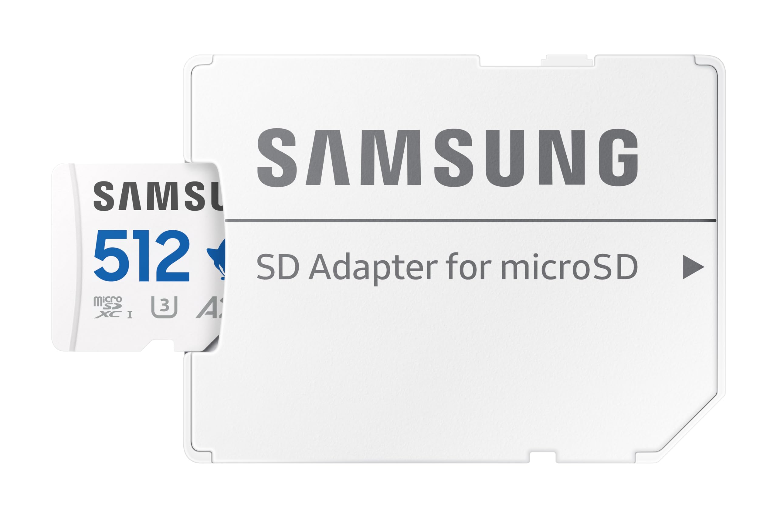 Samsung Sonic the Hedgehog(TM) microSD-Karte + SD-Adapter, Speicherkarte mit 512 GB, UHS-I U3, Full HD & 4K UHD, 180 MB/s Lesen, 130 MB/s Schreiben, Datenspeicher für Handheld-Konsolen, MB-MD512SA/LC1