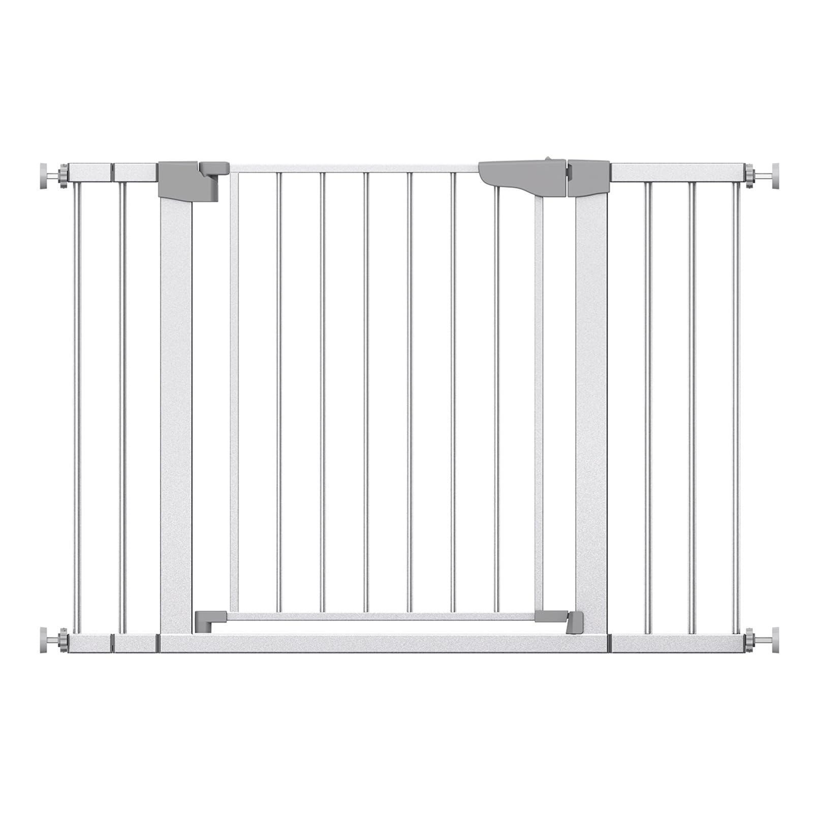 29.7-46" Baby Gate for Stairs, Easy Install Pressure Mounted Dog Gate for The House, Auto Close Pet Gates for Doorways, Easy Walk Thru Wide Safety Gate for Dog