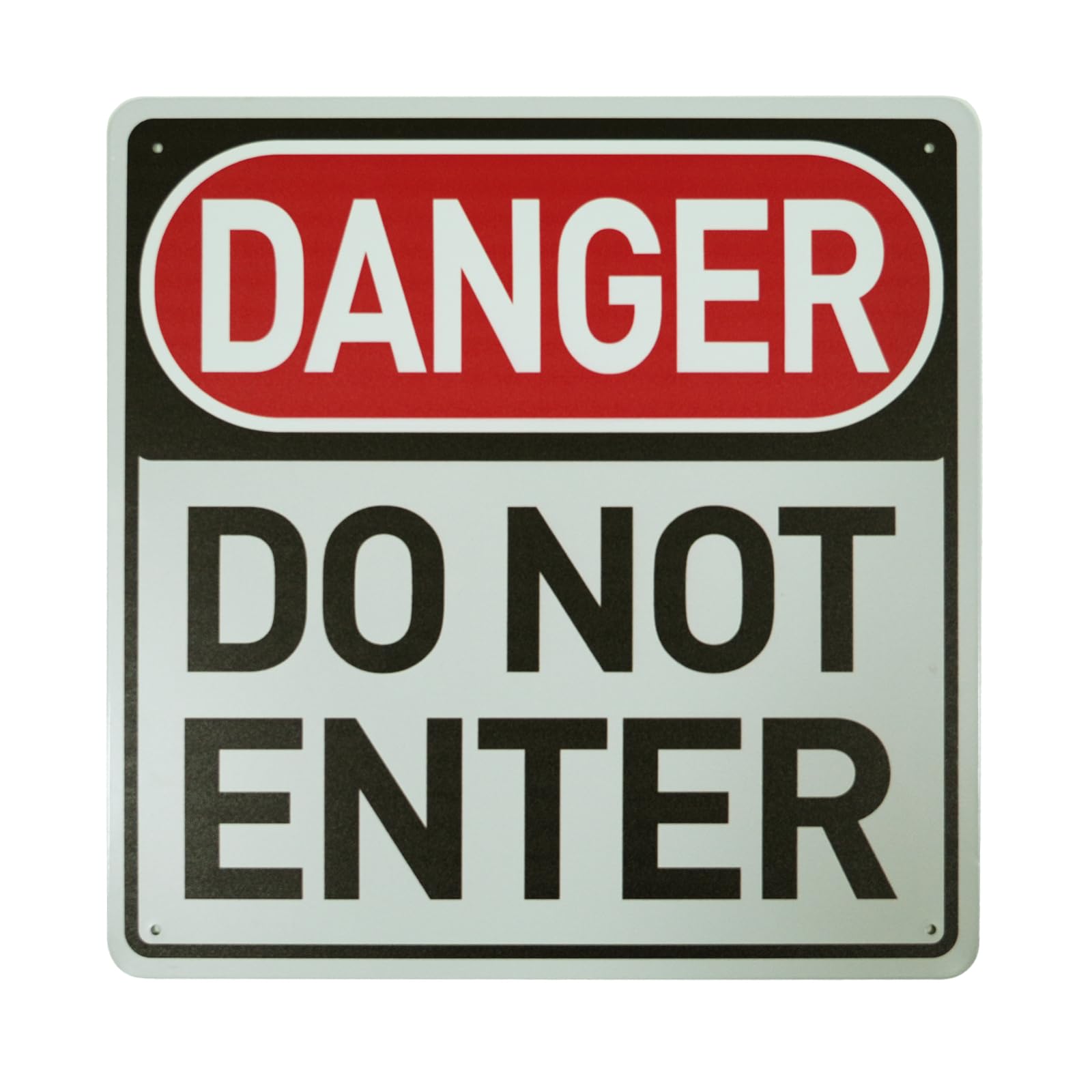 "Danger - Do Not Enter" Sign | 12" x 12" Aluminum
