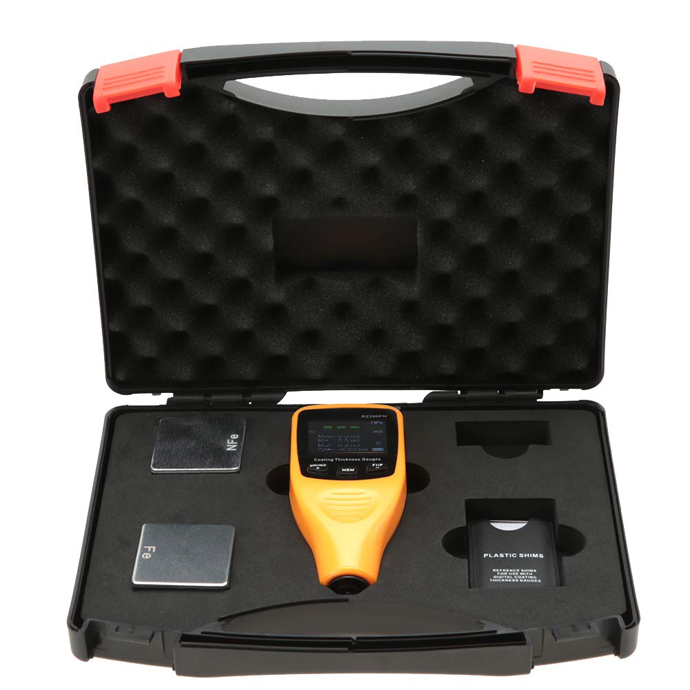 ANKROYU RZ260FN Paint Thickness Tester, Mini Painting Coating Thickness Testing Tool, Digital Coating Thickness, Mini Coating Thickness for Car Body