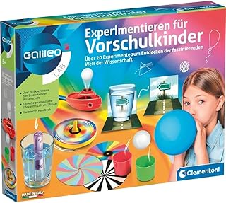 Clementoni 69252 Galileo Science – Experiment for Preschool Children, 25 Exciting Trials for Children's Bedroom, Optical Illusion and Much More, Toy for Children Aged 5 and Up