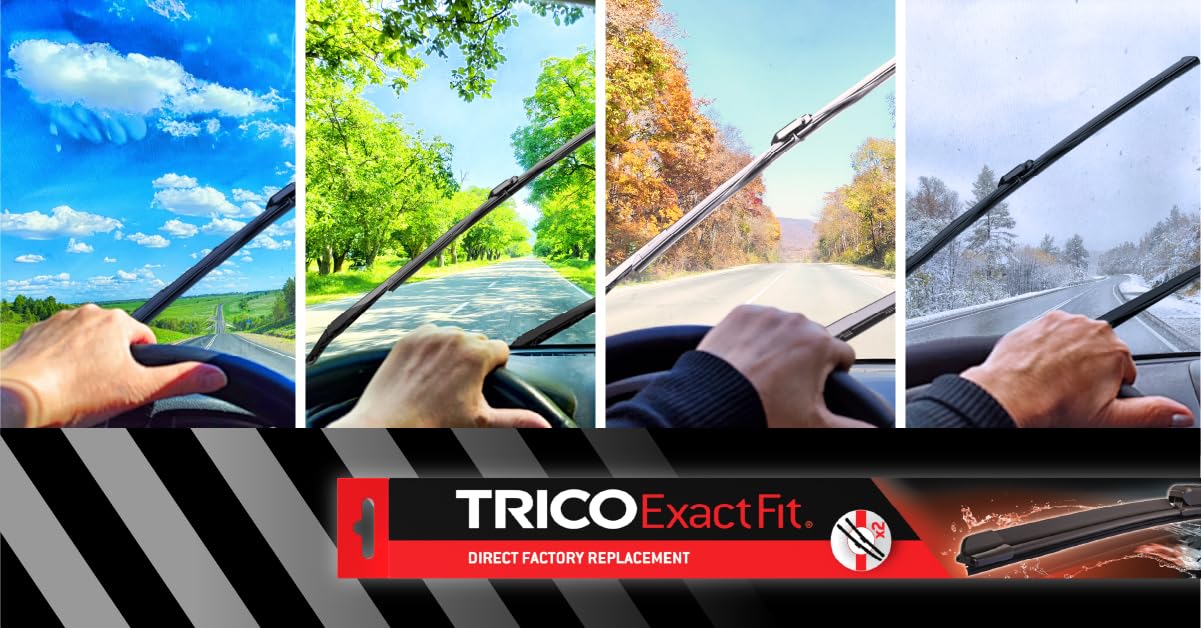 Trico Exact Fit Tergicristalli | Lunghezza:700/600MM | 1 Set Per Parabrezza Anteriore Opel Astra: K/K Sports Tourer/Hatchback Van/Estate Van (B16) | Vauxhall Astra Mk VII Hatchback/Estate (B16