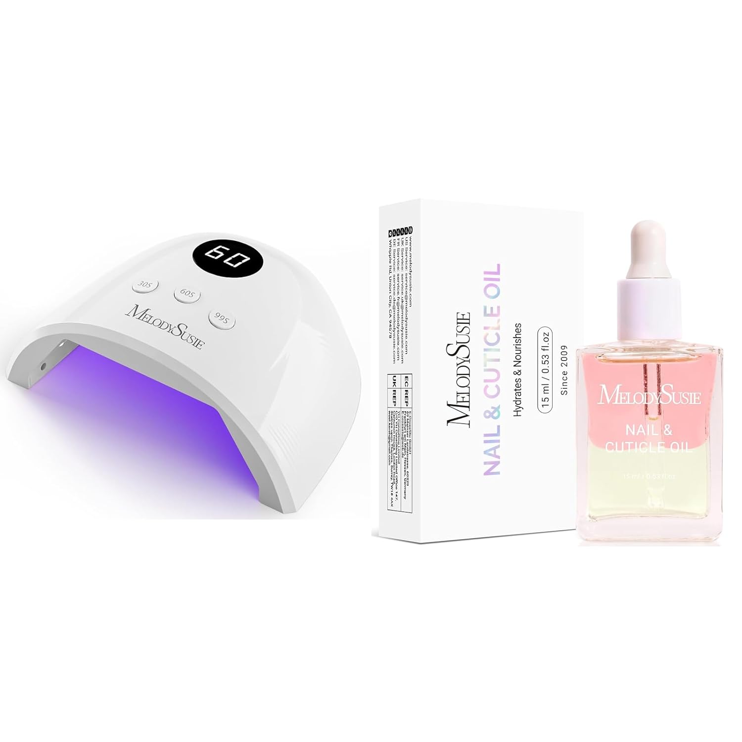MelodySusie UV Nail Lamp 15ML Cuticle Oil