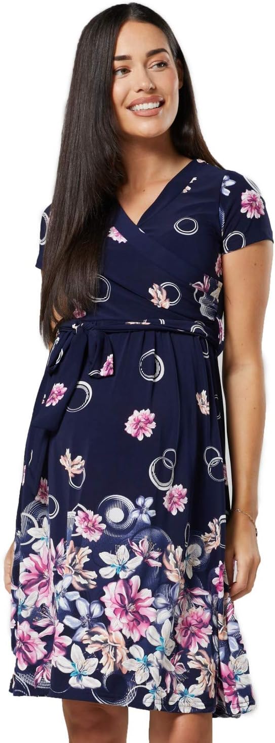 Mamalicious - Robe d'été de grossesse et d'allaitement courte boutonnée double fonction - Noir Mamalicious - Robe d'été de grossesse et d'allaitement courte boutonnée double fonction - Noir