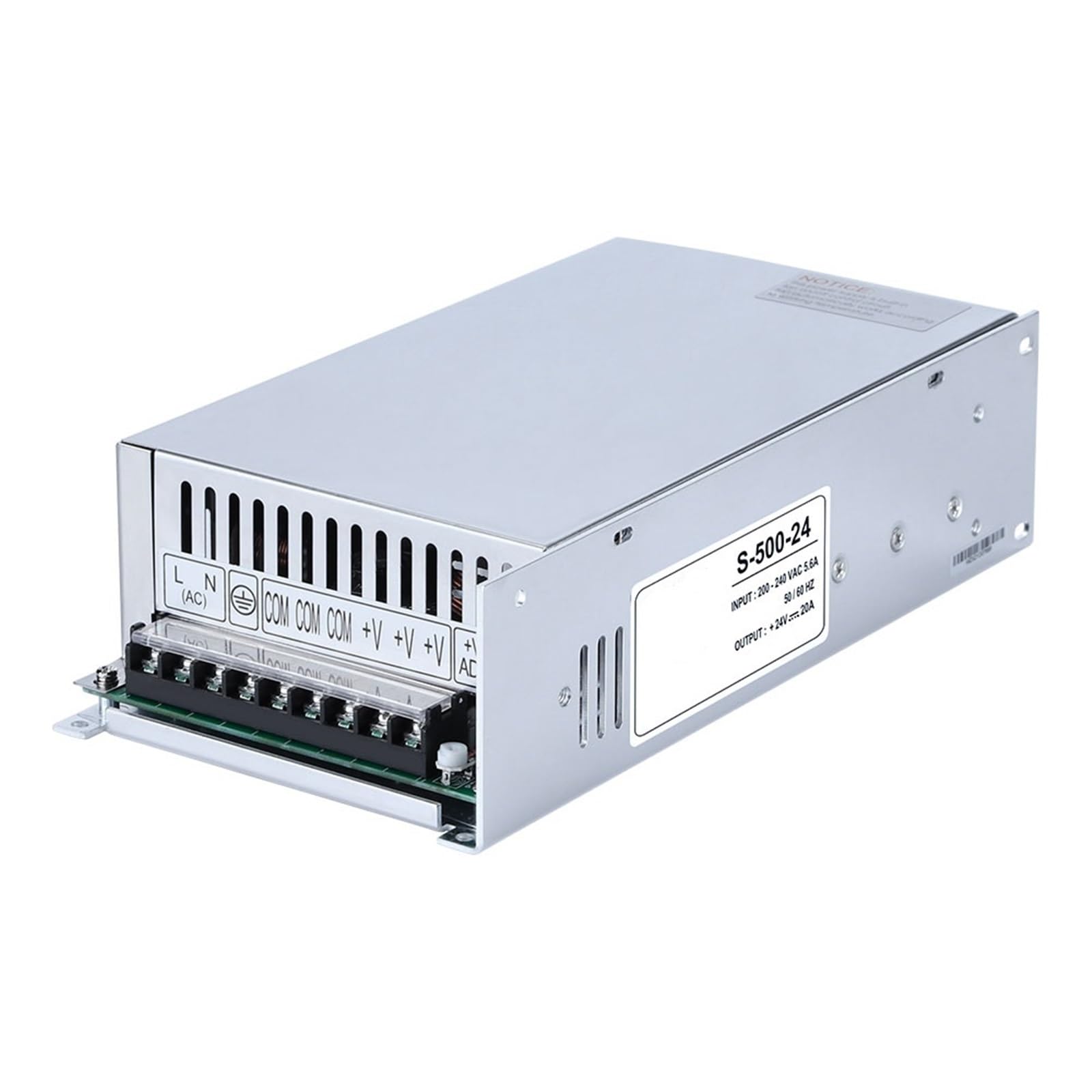 FCARUMIQP S-500-24 500W 24V 20.8A Power Switching Supply 1Pcs