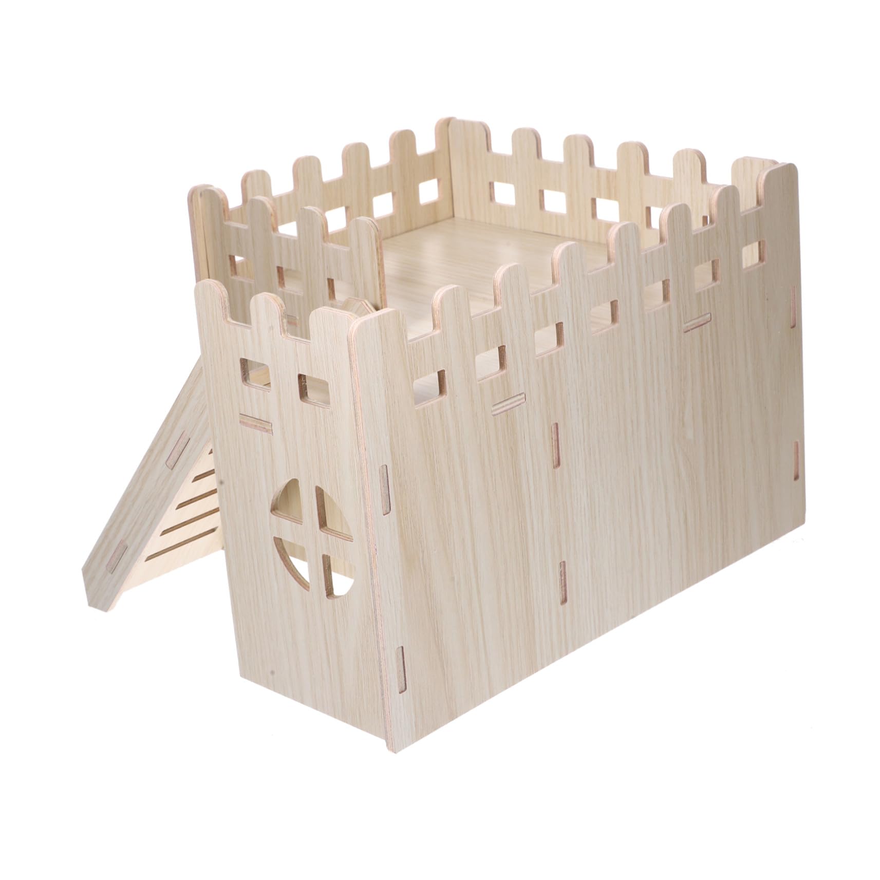 Maison bois pour rongeurs anti-stress refuge pour hamster