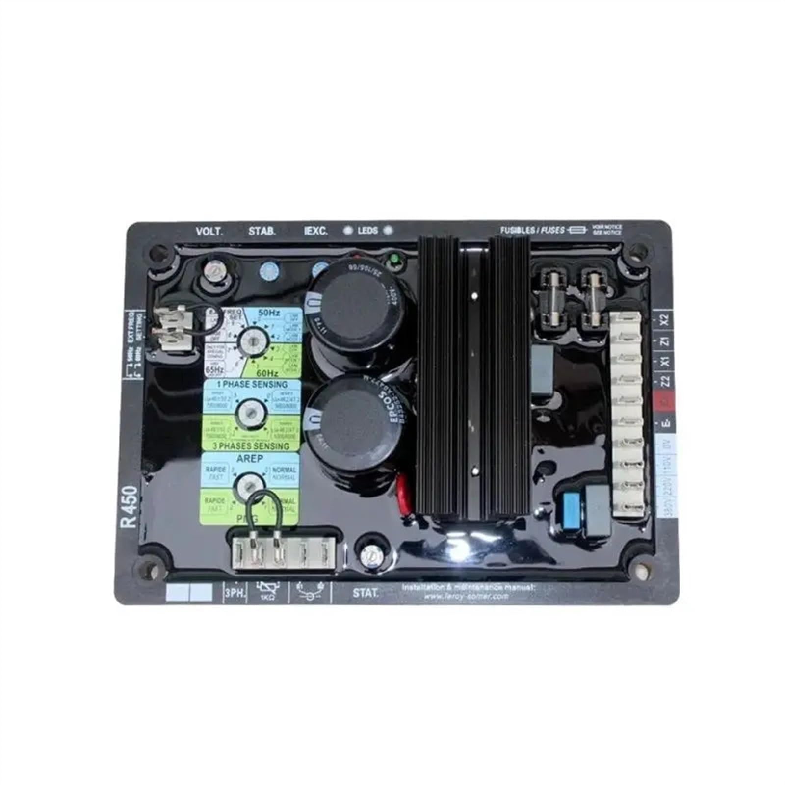 R450T générateur automatique de tension AVR triphasé pour groupe électrogène