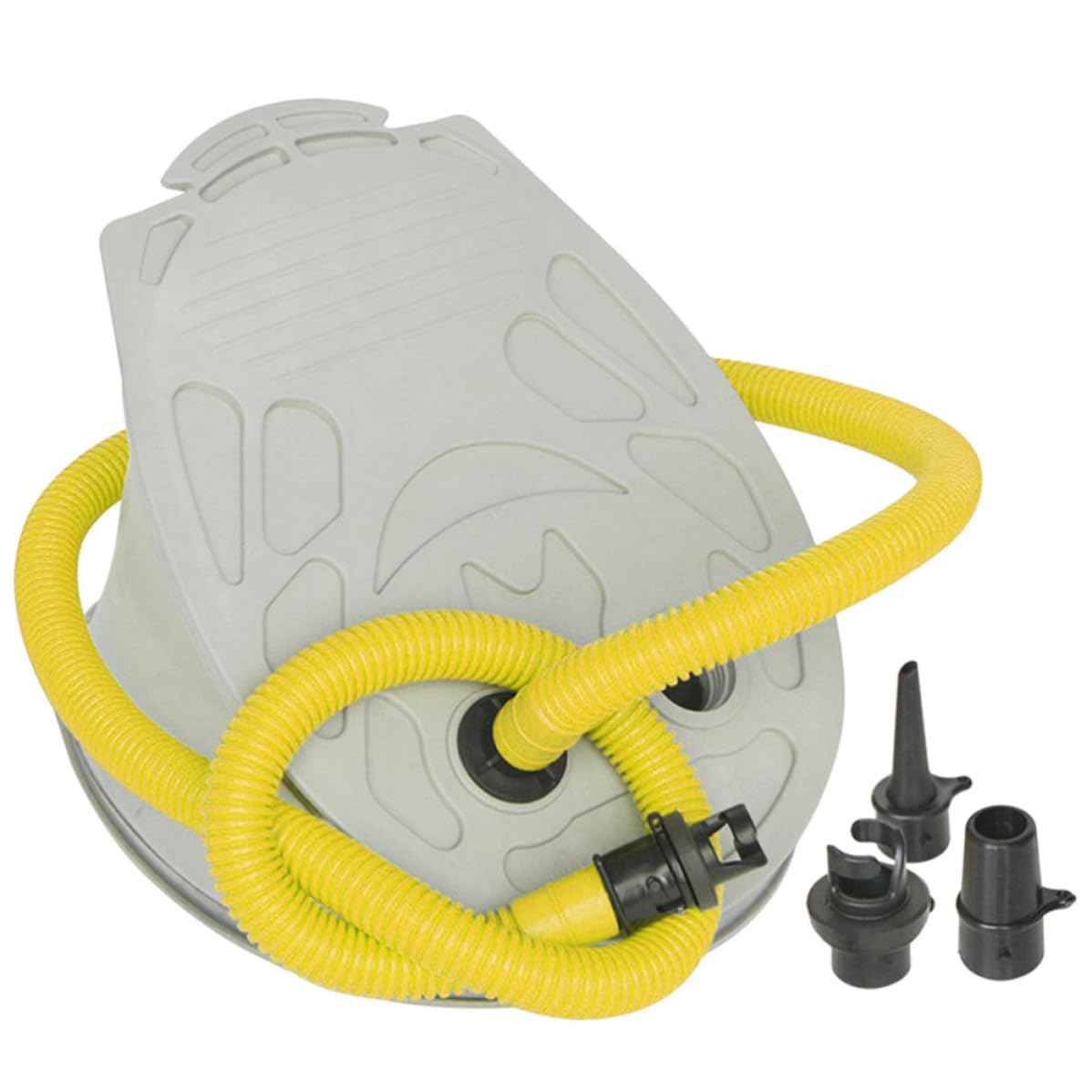 Bomba de Aire de Pie 23cm, Inflador Multiusos de Cuero
