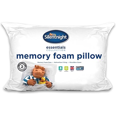silentnight breatheasy memory foam pillow