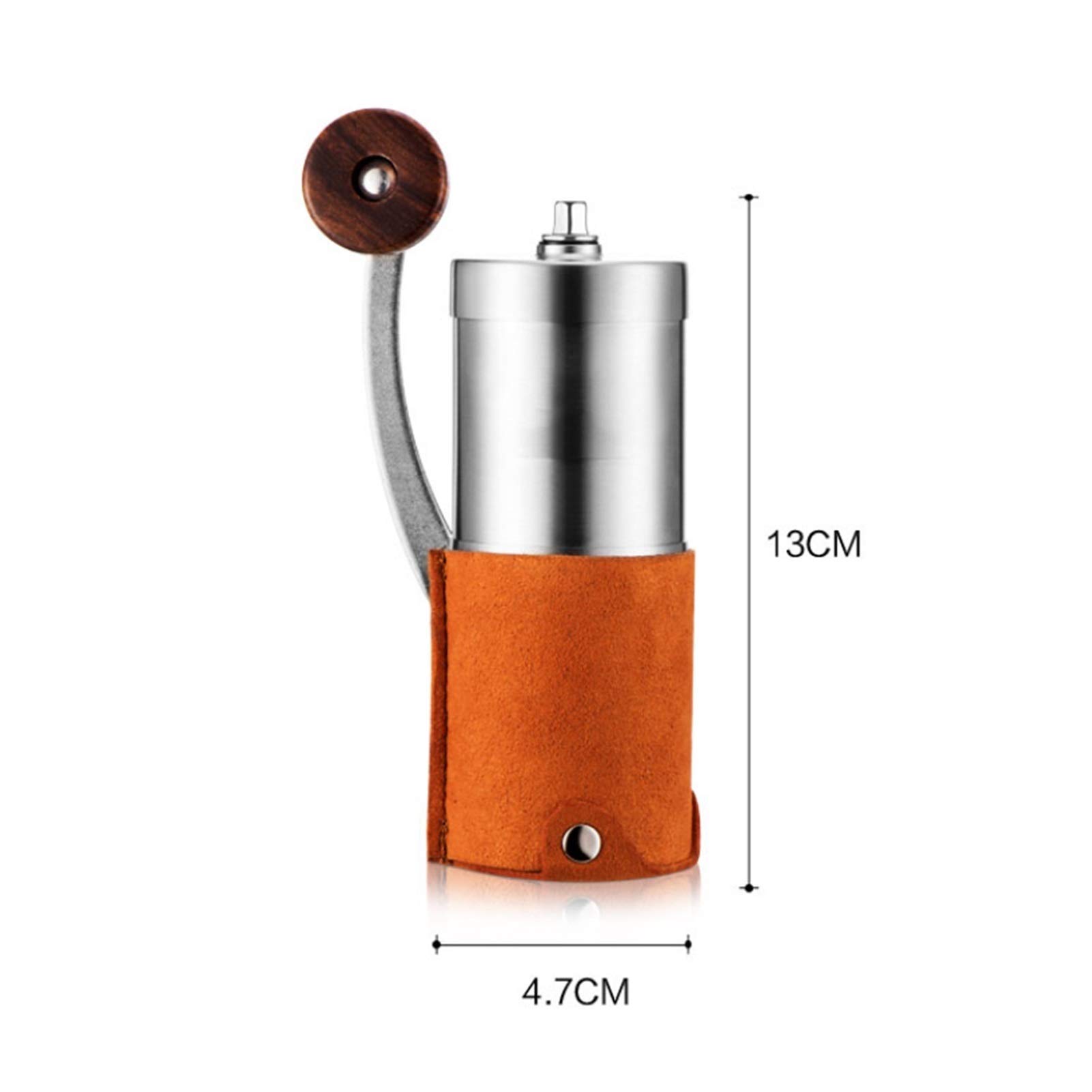 Molinillos manuales, Molinillo Manual de Frijoles, Molinillo de Madera con Rebabas de Hierro Fundido, molinillos de café Ajustables portátiles para Viajes y acampadas
