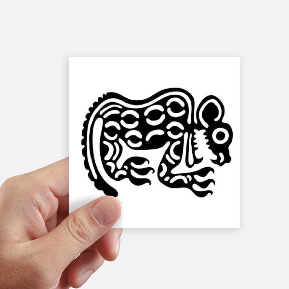 Autocollant Mexique totems animaux pour ordinateur et valise de 10cm
