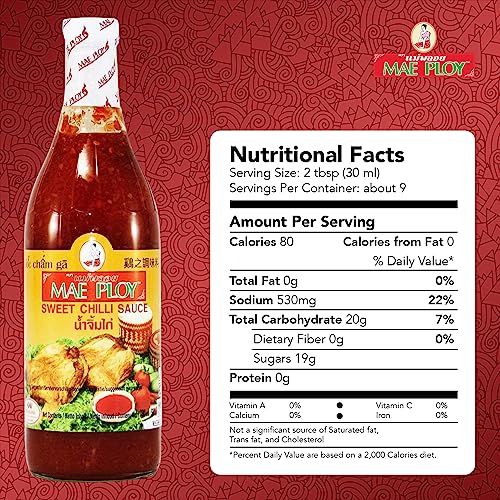 Mae Ploy Sweet Chili Sauce From Thailand, Mild Spicy And