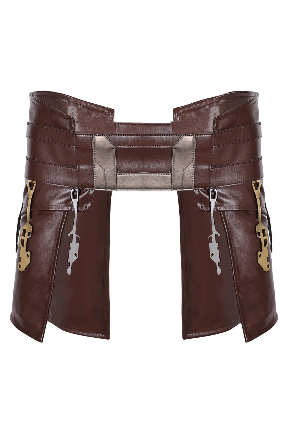 Xikaufo Temple Guard Cosplay Belt Temple Guard Costume Prop Halloween Carnival Cosplay Temple Guard Outfits Accessory