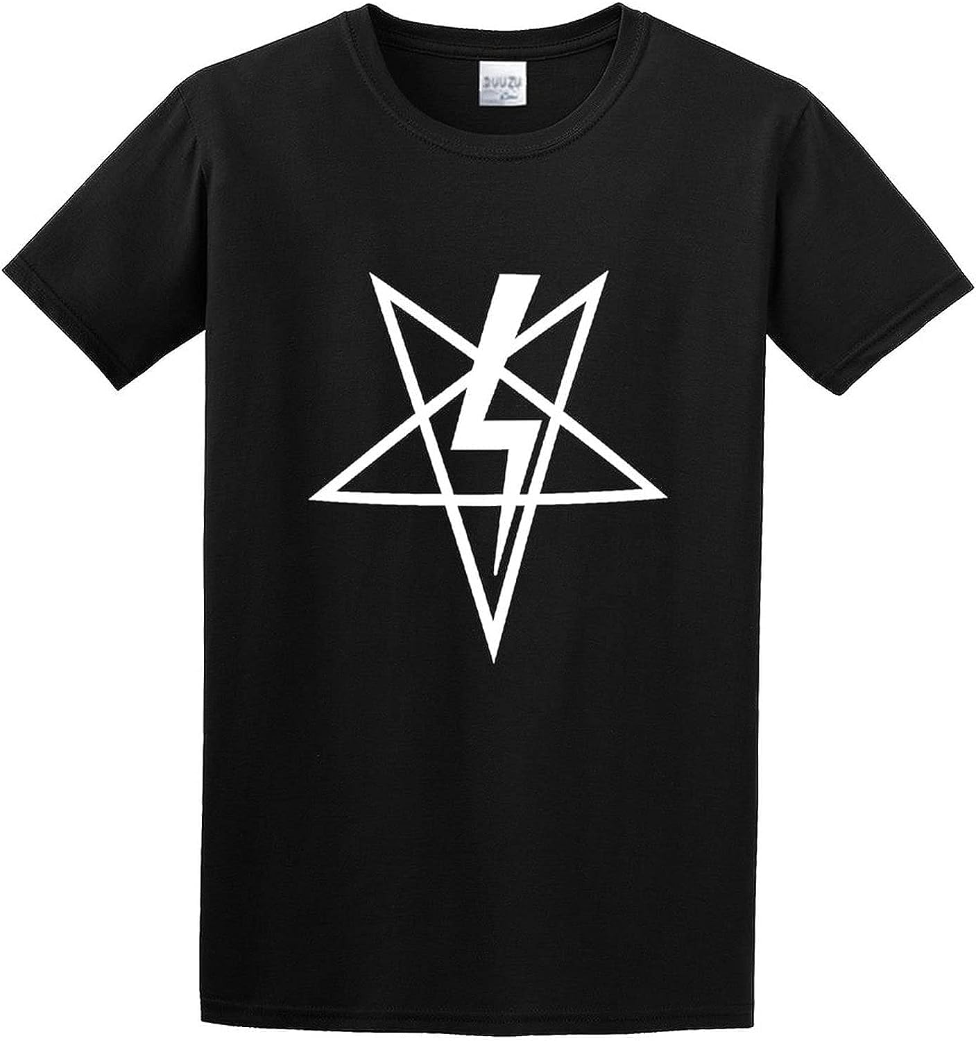 Anton Szandor Lavey Sigil Church of Satan Satanic Black Unisex Men's Tee(Medium)