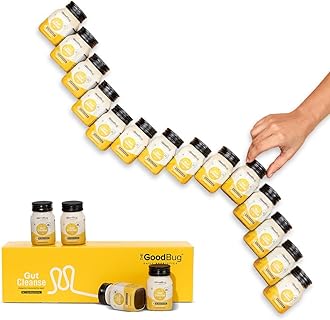 The Good Bug Super Bundle | Probiotics + 14 Colon Detox Shots|Improves Digestion|Relief from problems like Bloating, Constipation and Gas | Boosts immunity