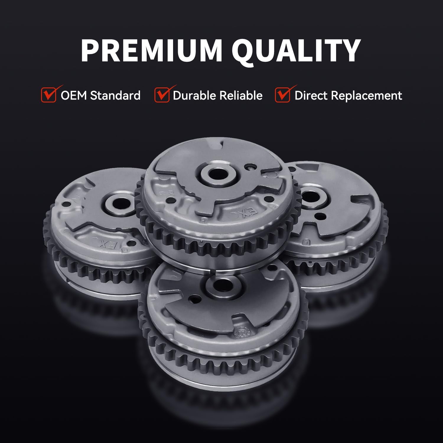KARPAL Intake and Exhaust Variable Valve Timing VVT Sprocket Compatible with Buick Chevy GMC