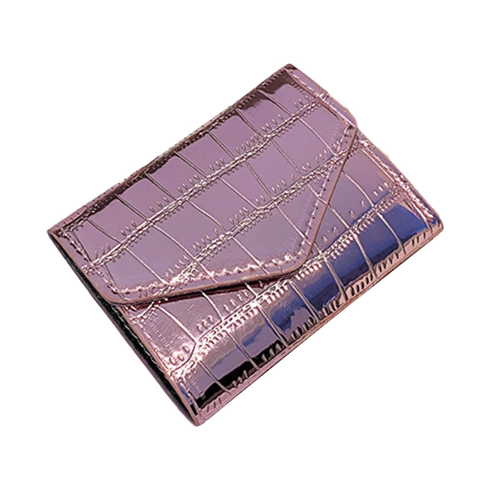 zoomella Mini Short Fold Wallet Credit Card Holder Minimalist Casual Pocket Wallet Pink|Wallets|Clothing Shoes & Accessories-picture-28