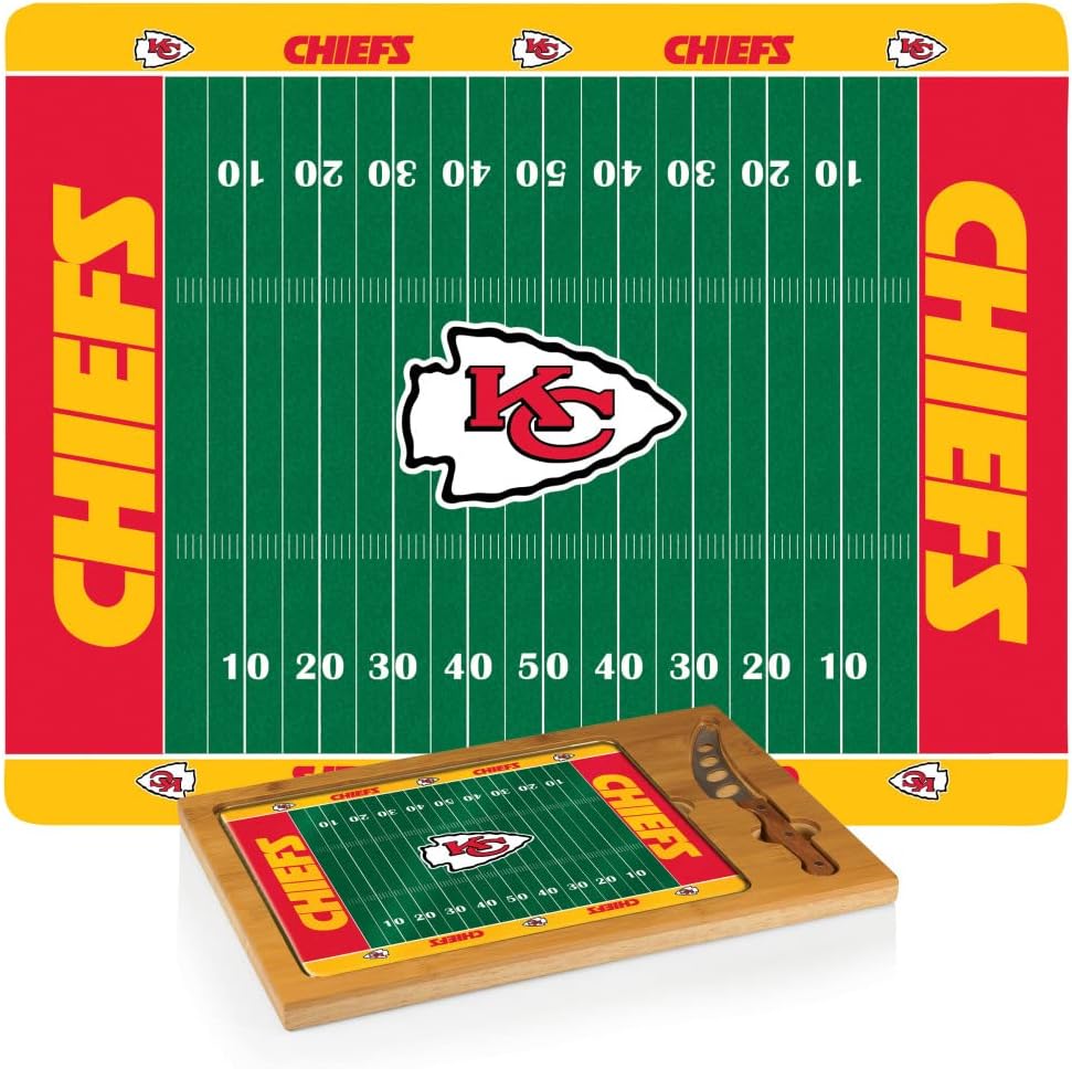 NFL Football Field Cutting Board & Knife Set – Parawood & Bamboo