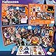 ZCHYTOOL Halloween Magnetisches Anziehpuppen Set Basteln Spielzeug für Kinder 3-8 Dunkle licht-Sticker mit Puppe und Kostümen