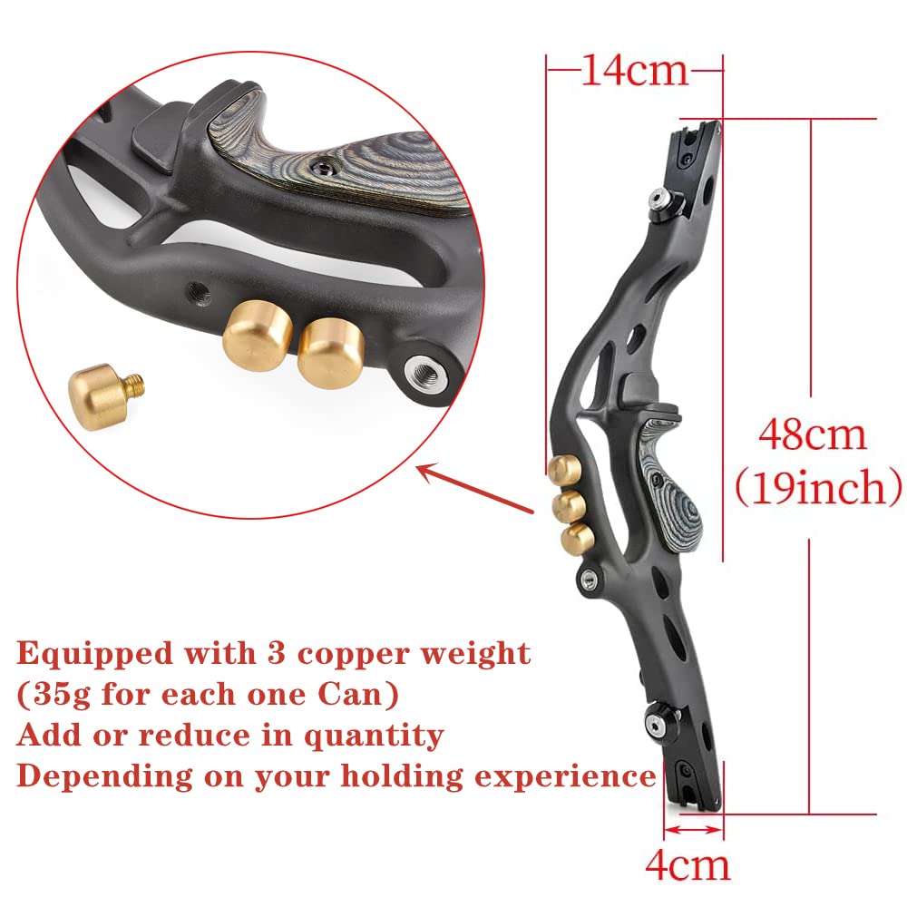 Branches D'arc Recurve ILF AMEYXGS – 20-65lbs, Noir, Pour Chasse Et Cible