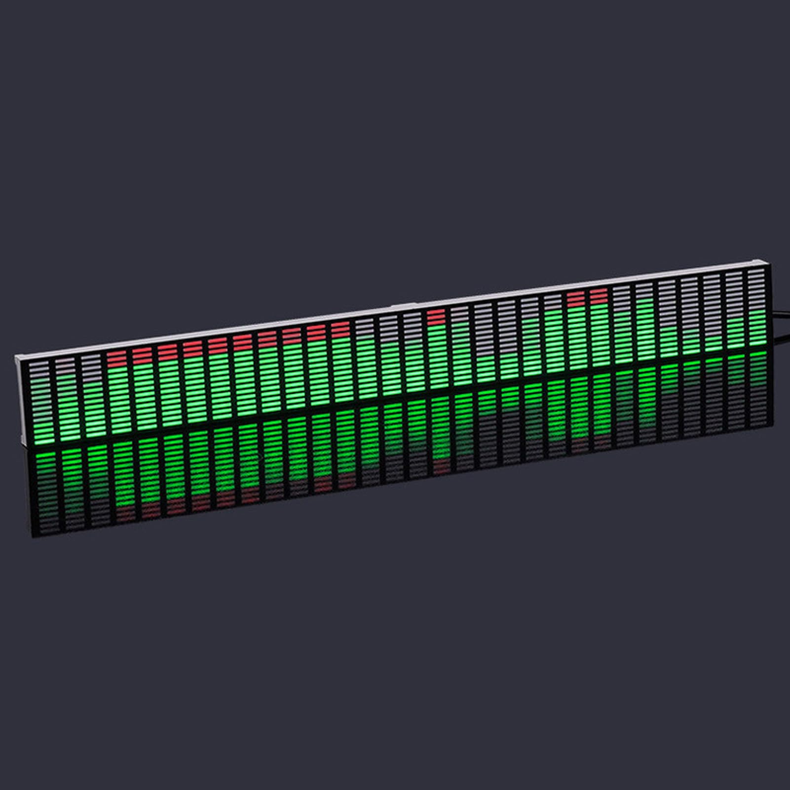 Asixxsix Analizzatore di spettro musicale, display LED dinamico professionale con sensore audio, ingresso audio da 3,5 mm (tipo C), visualizzatore per musicisti e appassionati